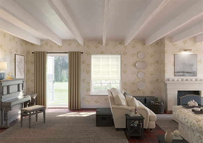 Illusion, Cream - Roller Blind - Image 8
